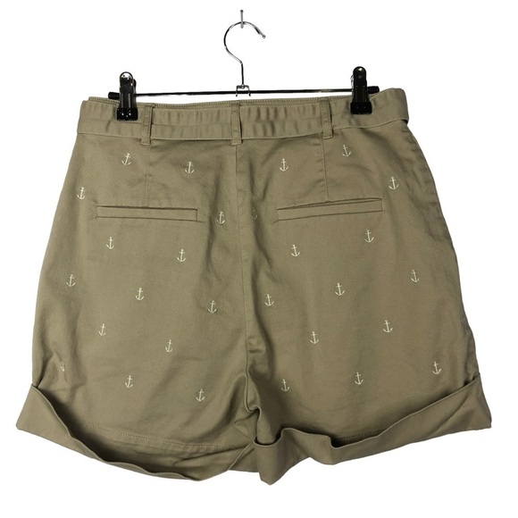 J. Crew D-Ring Anchor Print High Rise Shorts 2 - Picture 3 of 5